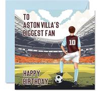 Stuff4 Tarjeta de cumpleaños para fans de Villa, 145 mm, divertida tarjeta de cumpleaños para papá