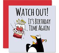 Stuff4 Tarjetas de cumpleaños divertidas, para mujeres y hombres, para mamá o padre, hermana o hijo, hija, abuelo, broma de 145 mm