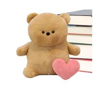 Stuffed Animal Bear With Voice Recorder - Talking Plush Bear | Heart-Shaped Music Playing Doll | Soft PP Cotton, Recordable Message, For Wife Girlfriend Mother Valentine Birthday