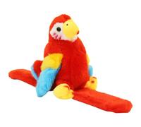 Stuffed Animal Slap Bracelet, Plush Bird Wristband Toy, 6.69x3.15x3.15 Inches Soft Yell Design, Fun and Wearable Toy Accessory for Kids, Boys, Girls, Party Favors, Gift, Classroom Rewards