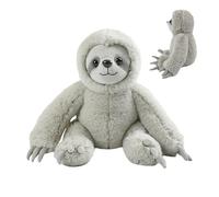 Stuffed Animal Sloth, Huggable Plush Sloth Pillow, Soft Cuddly Toy Cushion, Adorable Collectible Decor Accent, 8.66 Inches, Ideal for Women Teens Kids Adults Boys Men Home Display