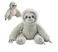 Stuffed Animal Sloth, Huggable Plush Sloths Throw Pillow, Soft Sleeping Companion, Cozy Stuffed Animals Doll for Kids, Nursery, Bedroom, Bed, Sofa, Couch, Living Room, and Table Decor