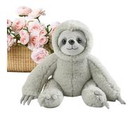 Stuffed Animal Sloth, Huggable Plush Throw Pillow for Kids, Soft and Cozy Sleeping Companion, Adorable Animal Doll Perfect Study, Nursery, Bedroom, Bed, Sofa, Couch, Living Room, Table Decor