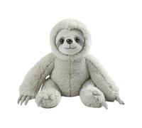Stuffed Animal Sloth, Huggable Plush Toy, 8.66 inches, Soft Throw Pillow Companion, Cuddly Design, Ideal for Kids, Nursery, Bedroom, Sofa, Couch, Living Room, Gray Color