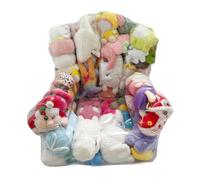 Stuffed Animal Storage Bean Bag Chair Cover,- Clear Plush Toy Organizer Seat,Large Capacity Zipper Storage,Soft Room Organization Solution,Playroom Seating Accessory,Toy Holder Bean Bag Cover | For Ki