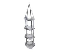 Stuffed Animal Storage Net, 4-Tier Plush Toy Organizer, Hanging Snack Holder Basket | Decorative Storage Solution For Bedroom Nursery Playroom Home, Display And Organize Toys, Blankets And Socks