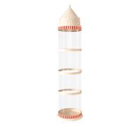 Stuffed Animal Storage Tube, Transparent Doll Organizer, Dustproof Castle Container, 50x11.81 Inches, Space Saving Decorative Holder, for Nursery, Bedroom, Living Room, Balcony, Garage, Dorm, Playroom