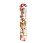 Stuffed Animal Tube, 63.7 Inch Vertical Toy Tube, Transparent Doll Display Bucket with 4 Layers for Living Room, Bedroom, Playroom Organization, 11.02x63.78 inches