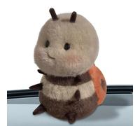 Stuffed Animals Sitting Ladybug Plush with Shy Face Expression, Adorable Soft Doll Toy, Ideal for Sofa Display, Classroom Play, Home Decoration, Gift Giving, and Collectible Plush Enthusiasts