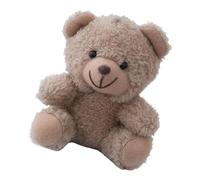 Stuffed Bear Bag Charm - Plush Key Pendant for Daily Decoration | Soft Fabric Doll with Metal Ring Connector, Cotton Filled Figure, Mini Animal Accessory for Backpack Purse Handbag Car Key Accent