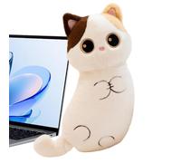 Stuffed Cat Plush, Realistic Cat Stuffed Animal Toy, Cute Life Like Pet Pillow Decor for Ultra Soft Plush Companion Home Bedroom Desk Indoor Outdoor Use Girls Boys Women Men, 20,8 x 10,6 x 2,3