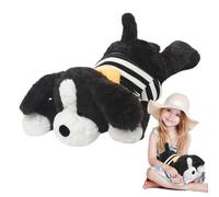Stuffed Dog - 17.72 Inch Plush Puppy Toy | Plush Comfort Animal - Soft cuddly stuffed dog with PP cotton filling for playtime bedtime or as a cute companion for children.
