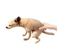 Stuffed Dog Soft Realistic - Funny Pooping Puppy Toy Pillow Decoration | Dog Stuffed Animal | Cute Soft Realistic Puppy Funny Pooping Figure | Puppy Stuffed Animal | For Birthday Home Room Holiday B