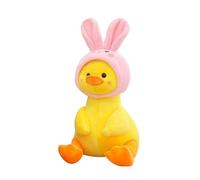Stuffed Duck Plush, Cartoon Yellow Plush, 9.84 Inches, Toy Throw Pillow, Soft Animal Cushion Decor, Washable Sofa Toys, for Women, Men, Kids, Bedroom, Nursery, Couch, Bed, Office, Gift