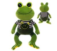 Stuffed Frog,Cuddly Smiling Decorative Throw Pillows | Charming Home Decor For The Bedroom, Living Room, Home Office, Bed, Couch, Shelf, Or Desk. Adored By Kids, Girls, Women, And Men, It Brings Snug