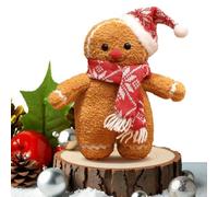 Stuffed Gingerbread Men - Christmas Scarf And Hat Design Toy Pillow