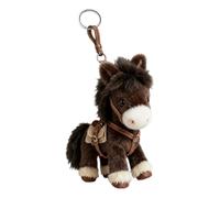 Stuffed Horse - Compact 18cm Soft Toy Key Pendant, Cute Animal Hanging Accessory, Portable Decorative Charm Piece, for Presents | Trendy Accessory for Backpack, Purse, Handbag, Birthday, Holiday