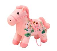 Stuffed Horse Mascot - 2026 New Year Doll, Cute Plush Ornament, Lunar Festival Decoration, Celebration Horse Toy | Festive Holiday Mascot Figure, Ideal For Spring Festival Holiday Home Office