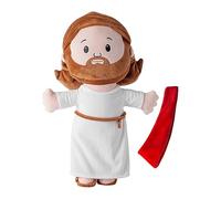 Stuffed Jesus Toy - Plush Cartoon Doll For Home Decor | Super Soft Short Plush with PP Cotton Stuffing, Vibrant Expression Cushion, Bedroom Couch Living Room Kids Room Gift
