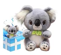 Stuffed Koala, Soft Stuffed Animal Doll, Plush Toy, Decor Living Room Classroom Playroom Girls Boys Present, Used Display for Car Seat Travel Bedroom Nursery 35x20x15cm Gray Cuddly