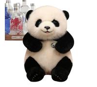 Stuffed Panda - PP Cotton, 9.84-13.78in Panda Pillow Soft Plush Toy Cuddly Stuffed Animal | Lightweight Keychain & Washable Plush, Adorable Pandas Collectible For Kids, Animal Lovers