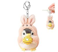 Stuffed Penguin Plush Toy Cute 10cm/3.9inch Portable Keychain Pendant