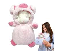 Stuffed Sheep Plush Toy - BBY Lamb Stuffed Animal, Lamb Stuffeds Animal, 15x8x20cm Size + 150g Lightweight Design, hypoallergenc PP Cotton Filling - For Kids Boys Girls