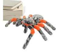 Stuffed Spider 9,84 in Soft Educational Plush - Realistic Home Decor Toy | Funny Animal Dolls Prank Prop For Bed Couch Sofa Bookshelf Mesa Bedroom Living Room Car