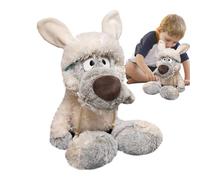 Stuffed Wolf Plush, Wolf Plush Toy, Cuddly Animal Doll | 11.8 Inches Stuffed Animal Toy, Wolf Plush Doll, Soft Stuffed Animal, Cuddly Toy for Bedroom Sofa Living Room Home Gift