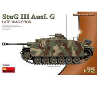 Stug III Ausf. G Late Miag Late Prod. 1:72 Plástico Modelo Kit Miniart