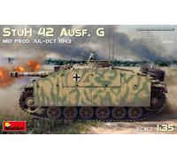 Stuh 42 Ausf. G Medio Prod (Jul-Oct 1943) Tanque 1 :3 5 Plástico Modelo Kit