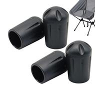 Stuhlfußabdeckungen - 4 robuste, elastische, rutschfeste Möbelbeinschützer mit Stoßdämpfung, Bodenkratzschutzkappen | Geeignet für Esszimmerstühle, Tische, Schränke, Barhocker, Terrasse, Holz A