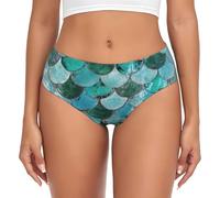 Stujvc Bragas de sirena para mujer, con cintura elástica, diseño ligero que no se ve, para todo el día, Negro, M