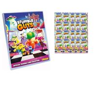 Stumble Guys 2 Cartas coleccionables 2.025 Nueva COLECCIÓN (Archivador vacío (sin Cartas ni Sobres) + 20 Sobres)