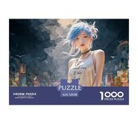 Stunning Anime-Style of Oscar 1000 Pcs Premium-Karton Puzzle Lovely Girl Lebendige Bilder Familienspiel Puzzles Als Geburtstagsgeschenke 52x38cm/1000pcs