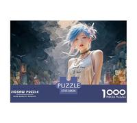 Stunning Anime-Style of Oscar 1000 Pcs Stabiler Karton Puzzle Lovely Girl Stressabbau Familienspiel Puzzles Als Geburtstagsgeschenke 38x26cm/1000pcs