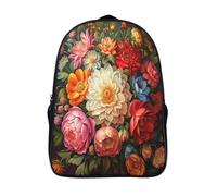 Stunning Floral Mochila Infantil, Mochila Escolar Para Niños Mochila Escolar De Dibujos Animados En 3D Mochilas Escolares Anime Mochila 3D Estampado Mochila Bolsa De Viaje Para Niños Y Niñas 40x28x16c