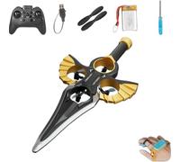 Stunt Flying Sword RC Glider - Gesture-Controlled 360° Flip Drone w/Drop-Proof Frame & 6-Axis Gyro, 3-Speed Adjustment RC, Night Flying LED Lights for all Ages (#2,1 Battery)