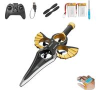 Stunt Flying Sword RC Glider - Gesture-Controlled 360° Flip Drone w/Drop-Proof Frame & 6-Axis Gyro, 3-Speed Adjustment RC, Night Flying LED Lights for all Ages (#2,2 Battery)