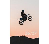 Stunt Rider 2026/2027 A5 Week To View Academic Diary With Weekly Affirmations: Motor Bike Student Mid Year School Planner With Timetable