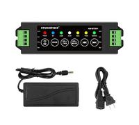 STUODIOFINIX Mini Amplificador Bluetooth de 4 Canales 120w para Altavoces pasivos con TWS, AUX, Mic, USB, Recambio, Apto para Altavoces de Pared/Techo/Marino/estantería