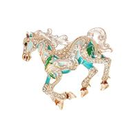 Sturdy Alloy Horse Pin Versatile Accessory For Scarf Or Bag Embellishment Horse Pin Accessory