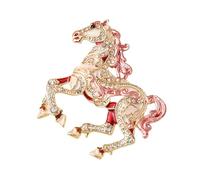 Sturdy Alloy Horse Pin Versatile Accessory For Scarf Or Bag Embellishment Horse Pin Accessory