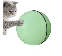 Sturdy Cat Ball Toy, Interactive Kitten Balls, Automatic Moving Toy with Rechargeable and Long Lasting Battery for Hours of Fun or Exercise, 2.56x2.56x2.56 Inches
