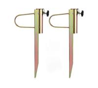 Sturdy Construction Parasol Base Stand, Wind Resistant Outdoor Umbrella Anchor, Easy Installation No Dig Ground Spike for Beach And Garden