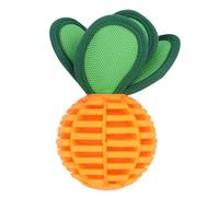 Sturdy Dog Toy, Chewer Relief Ball, 2.56x4.33inch Puppy Teething Toy with Built In Squeaker Design, Safe Rubber Bite Material, Interactive Fun Style Design, Pet Training Toys for Small Medium Use