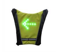 Sturdy Led Turn, Signal Vest Reflective, Running Gear Outdoor, Indoor | Multiuse Luminous Safety, Warning Direction Backpack, With Remote Controller, For Night Cycling, Running Walking Hiking, Bag