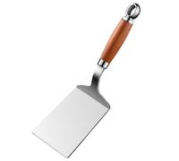 Sturdy Metal Pancake Spatula Turner - Heavy Duty Stainless Steel Cooking Spatula with Ergonomic Non-Slip Handle | Ideal Griddle Scraper & Flipper | Kitchen Utensil for Grill, & Outdoor