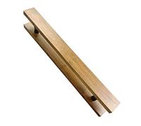 Sturdy Push Pull Door/Barn Sliding Glass Door Hardware Bar,Wooden Door Handles for Interior Doors, Wide Square Gate Grab Pole, Rustic, Double Sided(Length 60cm(24inch))