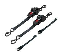 Sturdy Ratchet Straps, Automatic Tie Down, Reinforced Build with Secure Grip, Cargo Fastener for Truck Bed, Reliable Strap with Practical Design, Automotive Accessory for Car Motorcycle Boat Luggage
